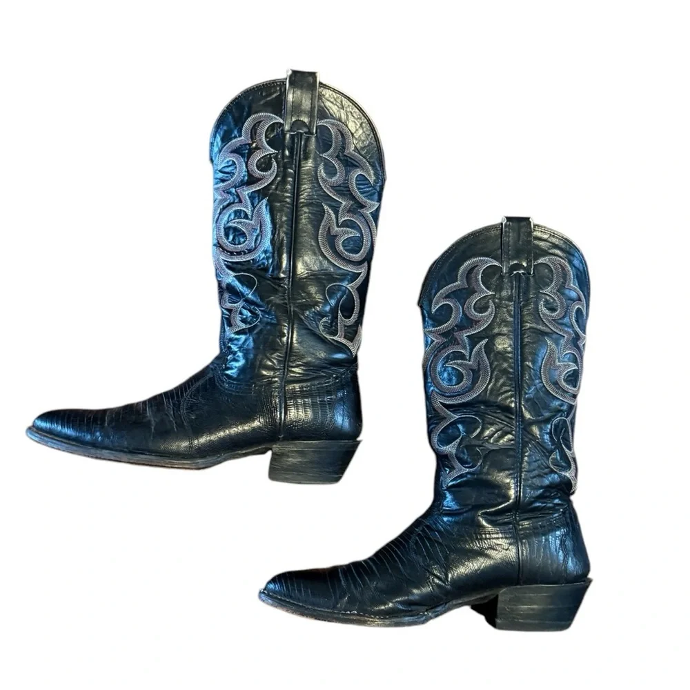 Boots Nocona Exotic Lizard Western Cowboy Boots